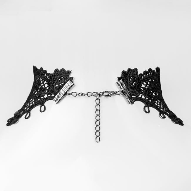 Accesori de Halloween Gothic Colier Choker cu Strass