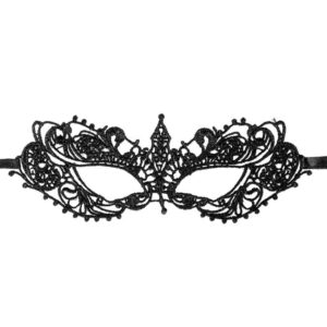 Accesorii Deghizare Gothic Masca Neagra Dantela 19x7cm