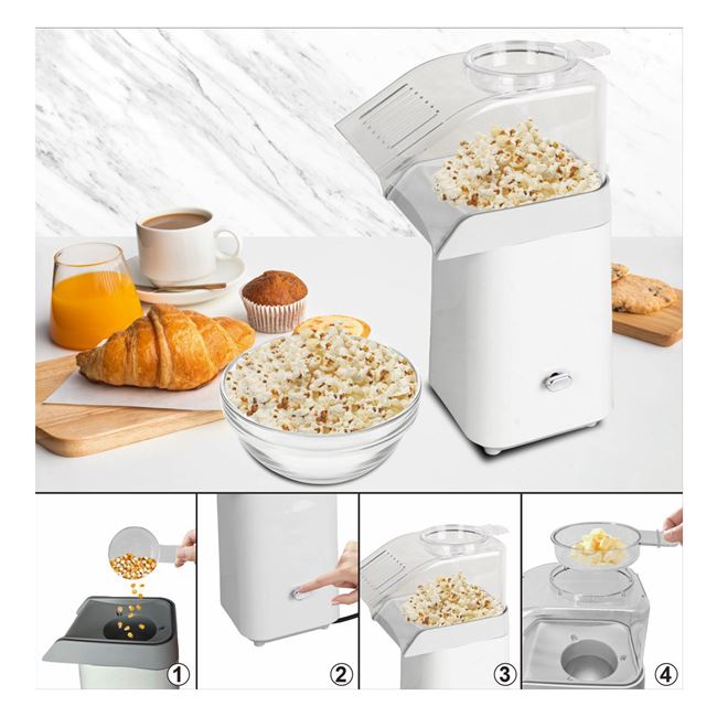 Aparat cu Aer Cald de Facut Pop Corn 1200W