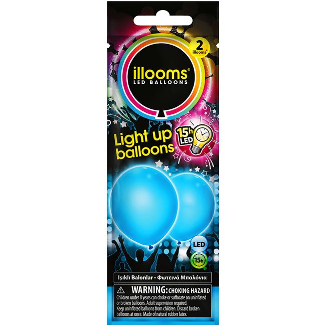 Baloane LED IlloomsRosii 2buc - Giochi Preziosi