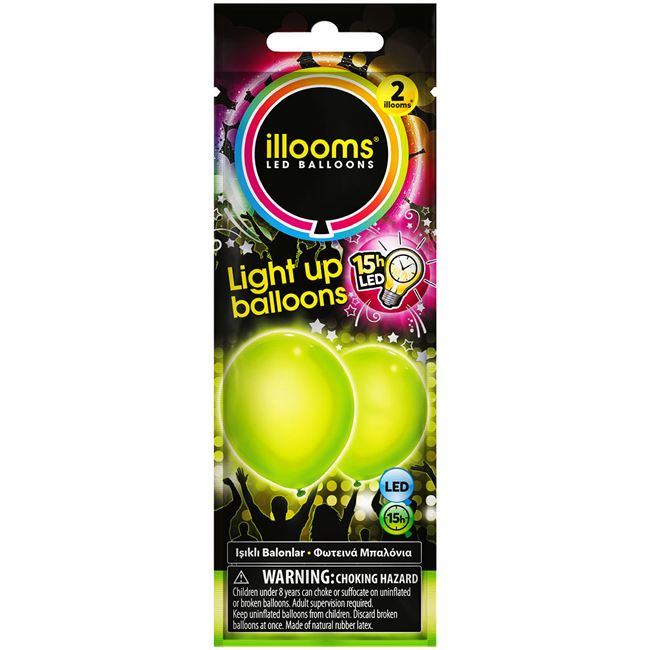 Baloane LED IlloomsRosii 2buc - Giochi Preziosi