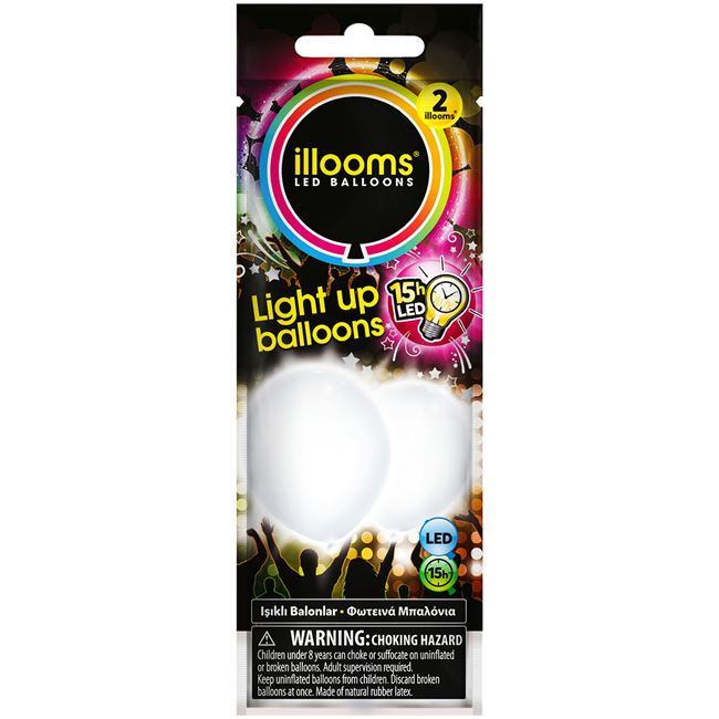 Baloane LED IlloomsRosii 2buc - Giochi Preziosi