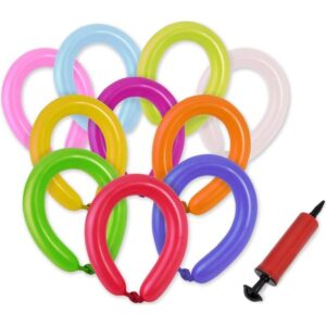 Baloane Modelaj Colorate si Pompa  de Umflat Baloane - 45 buc