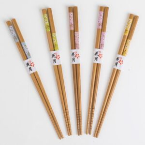Bete Chopsticks cu Modele - 5 perechi