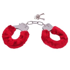 Catuse Metalice cu Puf Rosu