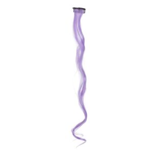 Clama Par cu Suvita Blonda Lila Ondulata pentru Copii 38cm