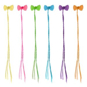 Clame Par cu Fundite Multicolore & Codite pentru Copii - 6buc