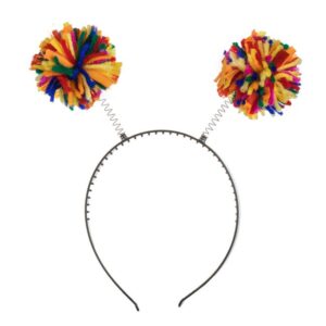 Coronita Par de Deghizare cu Antene & Pompon Colorat