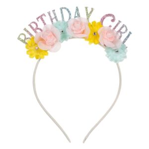 Coronita Petrecere Flori Colorate Birthday Girl