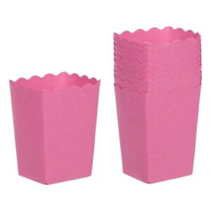 Cutii Fucsia pentru Gustari 8x8x12cm - 10buc