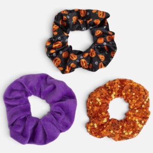 Elastice de Par Halloween cu Dovleci - 3buc