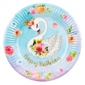 Farfurii de Carton Lebada 23cm - 6buc