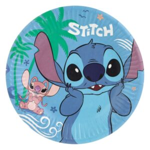 Farfurii din Carton de Petrecere Stitch Ø19.5cm - 6buc