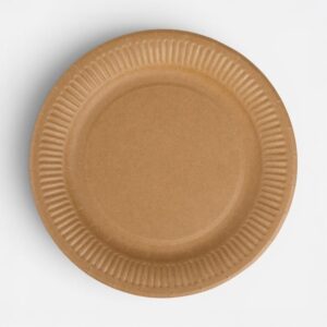 Farfurii din Hartie Kraft Ø20cm - 50buc