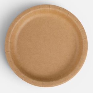 Farfurii din Hartie Kraft Ø23cm - 10buc