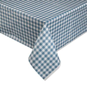 Fata de Masa din Plastic Albastru in Carouri 214x137cm