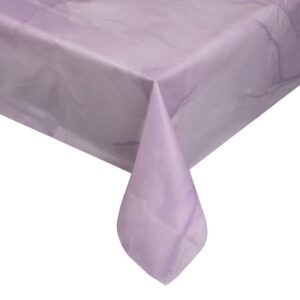 Fata de Masa din Plastic Lila Marble cu Folie Aurie Let's Celebrate 180x120cm
