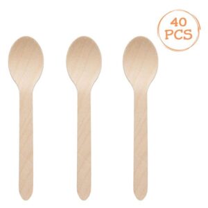 Lingurite din Lemn 16cm - 40buc