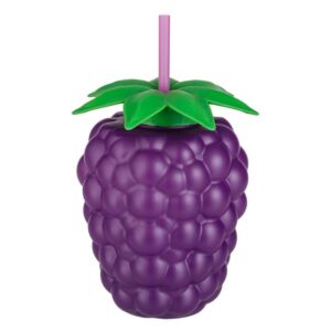 Pahar in Forma de Mura 3D din Plastic cu Pai 800ml