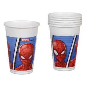 Pahare din Plastic de Petrecere Spiderman 200ml - 6buc