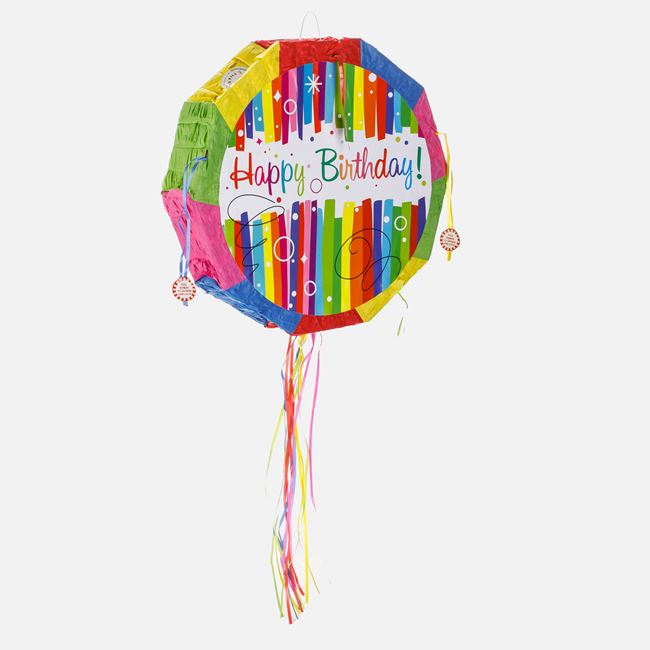 Piniata de Petrecere Happy Birthday Ø44cm