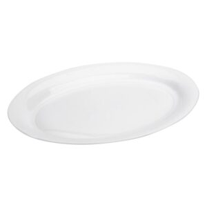Platou Servire din Plastic Alb 40x27.5x3cm