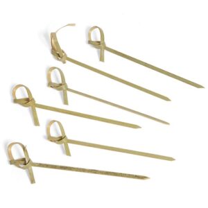 Scobitori Cocktail din Bambus 9cm - 50buc