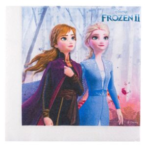 Servetele de Masa de Petrecere cu 2 Straturi Frozen 2 33x33cm - 16buc