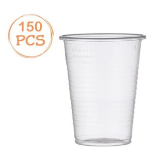 Set 150 de Pahare din Plastic Transparent 200ml