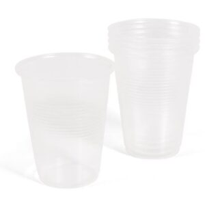 Set 30 de Pahare din Plastic Transparent 350ml