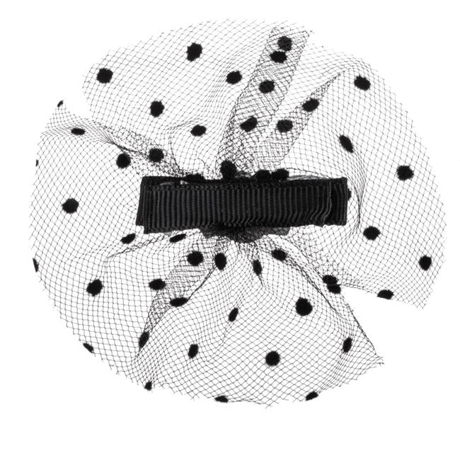 Set Clame Par Negre cu Tul Liliac Pisica Paianjen Glitter 8cm - 3buc