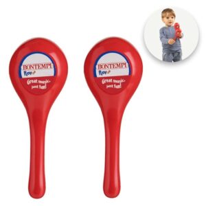 Set Maracas Rosii 16cm - 2buc