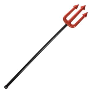 Trident cu Glitter Rosu 54cm