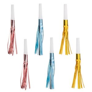 Trompete de Petrecere de 3 Culori Metalizate - 6buc